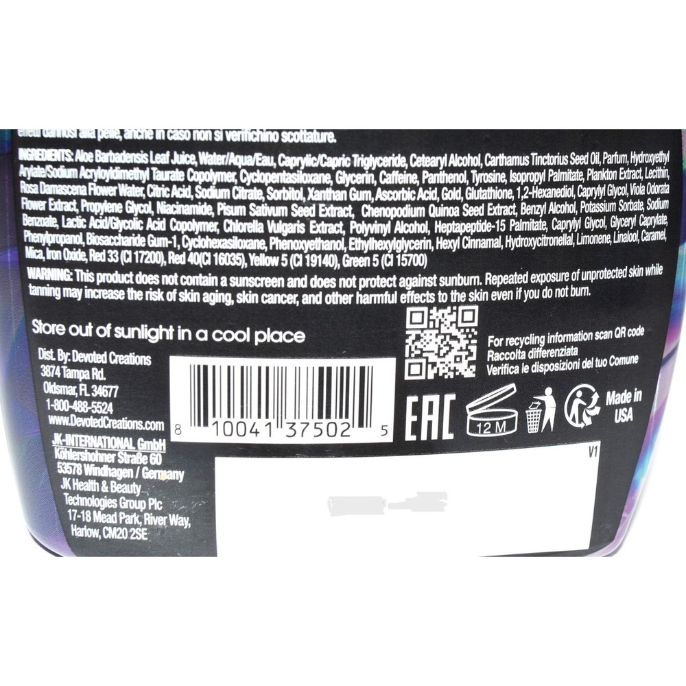 Devoted Creations Moonrise Ultra Vivid Natural Bronzer Tanning Lotion 13.5 oz - Picture 4 of 4